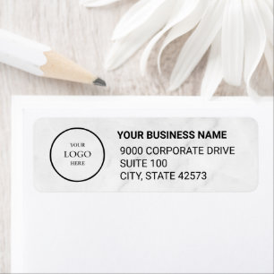 Business Logo Custom Return Address Label