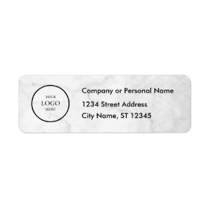 Business Logo Custom Return Address Label