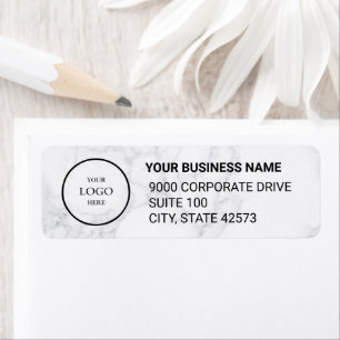 Business Logo Custom Return Address Label
