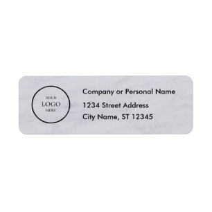 Business Logo Custom Return Address Label