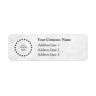 Business Logo Custom Return Address Label