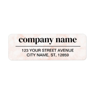 Business Logo Custom Return Address Label