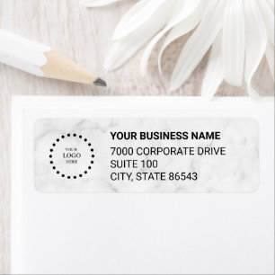 Business Logo Custom Return Address Label