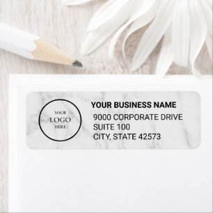 Business Logo Custom Return Address Label