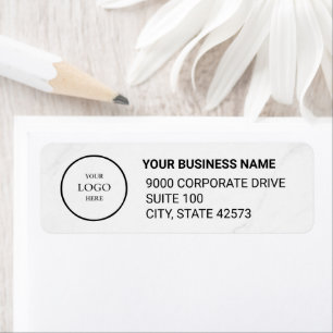 Business Logo Custom Return Address Label