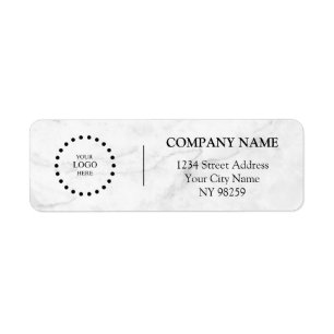 Business Logo Custom Return Address Label