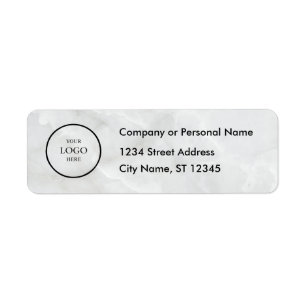 Business Logo Custom Return Address Label