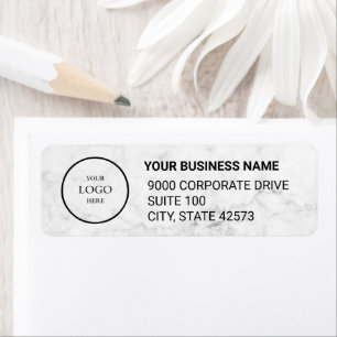 Business Logo Custom Return Address Label