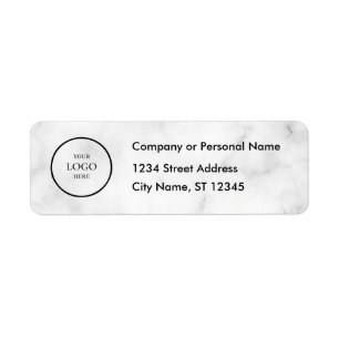 Business Logo Custom Return Address Label