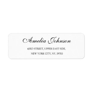 Business Logo Custom Return Address Label