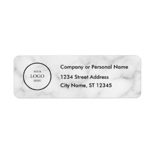 Business Logo Custom Return Address Label