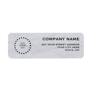 Business Logo Custom Return Address Label