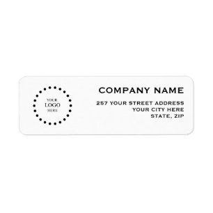 Business Logo Custom Return Address Label