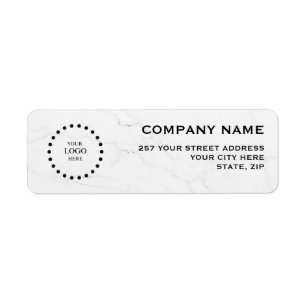 Business Logo Custom Return Address Label