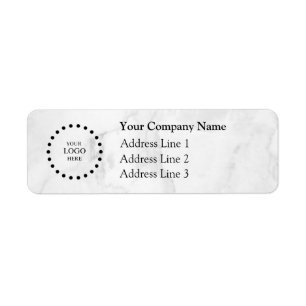 Business Logo Custom Return Address Label