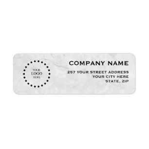 Business Logo Custom Return Address Label