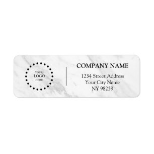 Business Logo Custom Return Address Label