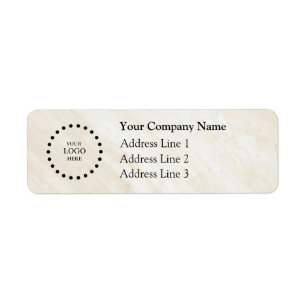 Business Logo Custom Return Address Label