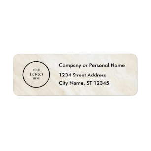 Business Logo Custom Return Address Label