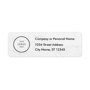 Business Logo Custom Return Address Label