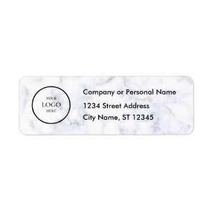 Business Logo Custom Return Address Label