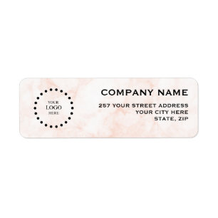 Business Logo Custom Return Address Label