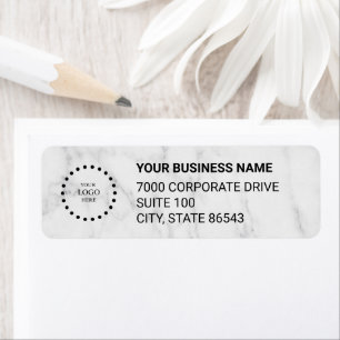 Business Logo Custom Return Address Label