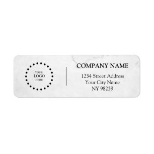Business Logo Custom Return Address Label