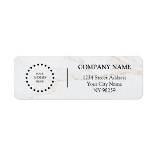 Business Logo Custom Return Address Label