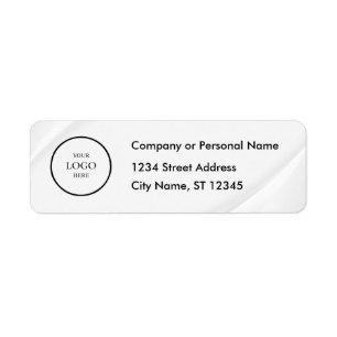 Business Logo Custom Return Address Label