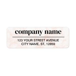Business Logo Custom Return Address Label