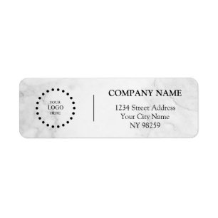 Business Logo Custom Return Address Label