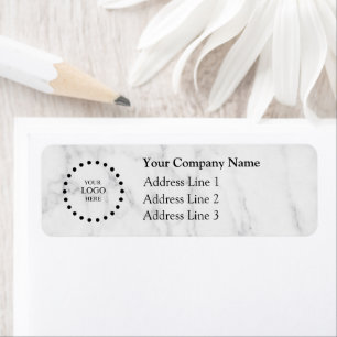 Business Logo Custom Return Address Label