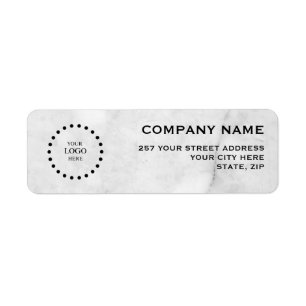 Business Logo Custom Return Address Label