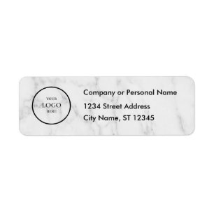 Business Logo Custom Return Address Label