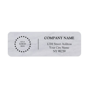Business Logo Custom Return Address Label