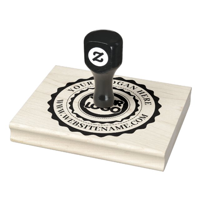 Business Logo Custom Rubber Stamp (Stamp)