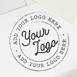 Business Logo Custom Rubber Stamp<br><div class="desc">Create your own Business Logo custom Rubber Ink Stamp with this simple template optimised for very light logos. Easily personalise this custom professional rubber stamp with your own company logo. Just click on "personalise this template" and add your own logo, photo or any image. After, please click on "click to...</div>