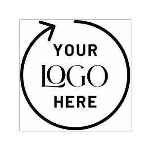 Business Logo   Custom Square Rubber Self-Inking S Stamp