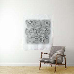 Business Logo Custom Tapestry