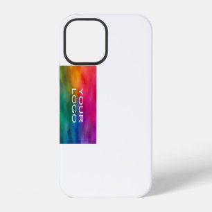 Business Logo Custom Template Elegant Modern iPhone 12 Case