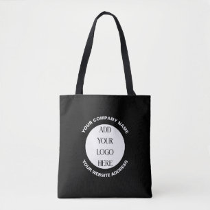 Business Logo Custom Tote Bag