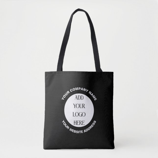 Business Logo Custom  Tote Bag (Front)