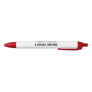 Business Logo Customer Appreciation or Promotional Black Ink Pen