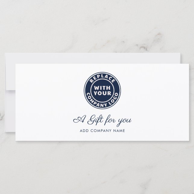 Business Logo Customer Loyalty Gift Certificate (Front)