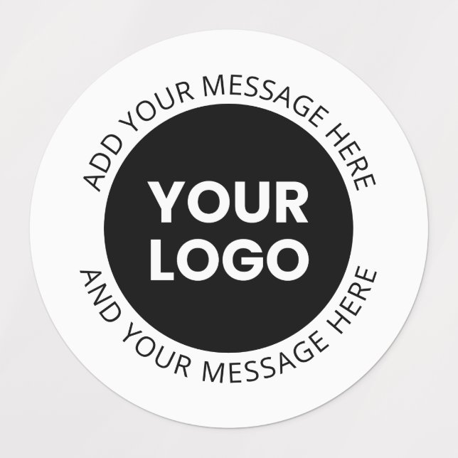 Business Logo & Editable Text Waterproof (Design 1)