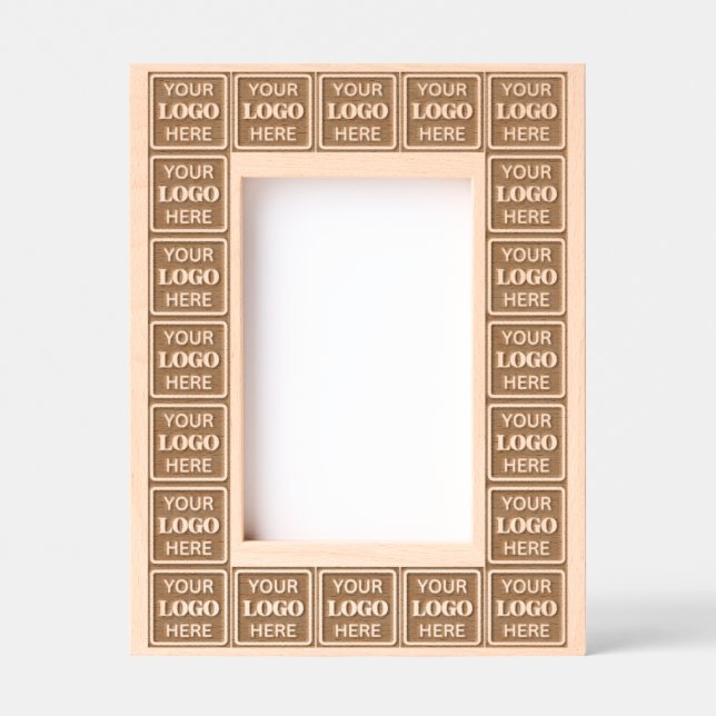Business Logo Elegant Etched Frames (Front)