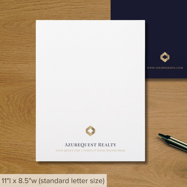 Business Logo Elegant Luxury Custom Letterhead (Creator Uploaded)