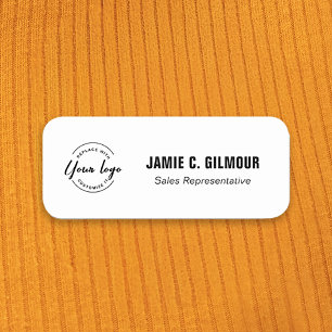 Business logo Employee Custom Name Tag
