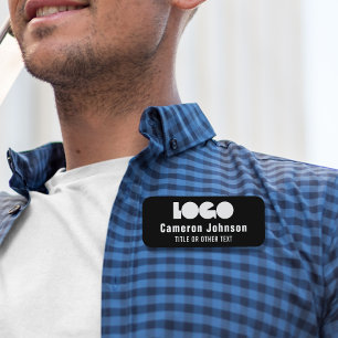 Business logo Employee Magnetic badge Name tag